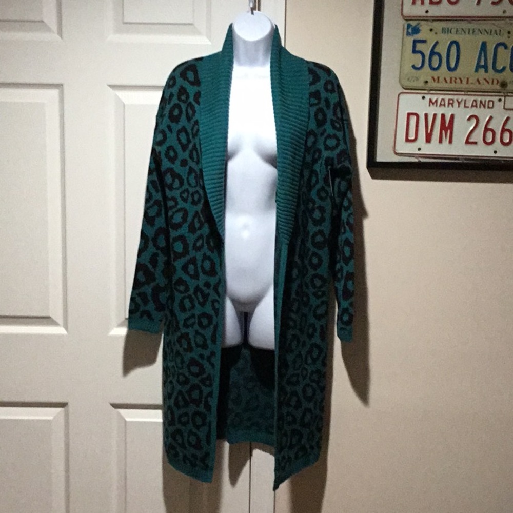 BCBG Generation Cheetah Sweater - Size S